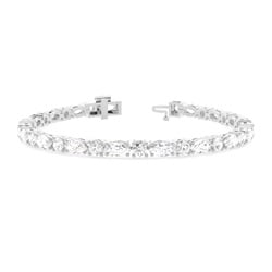 Round and Marquise Tennis Bracelet