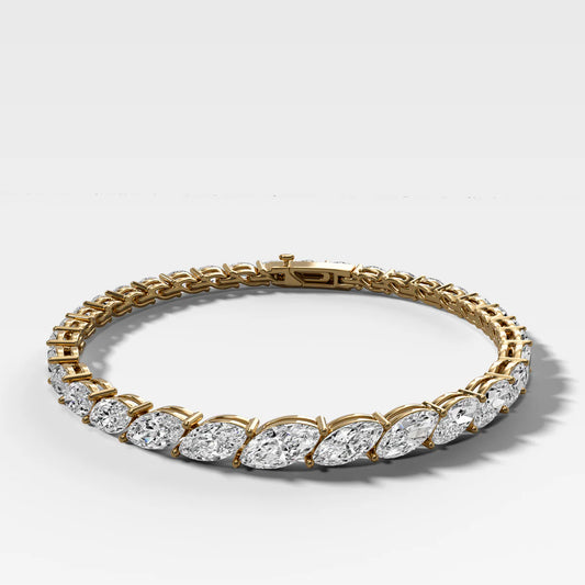 Graduated Marquise Tennis Bracelet
