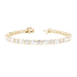 Round and Marquise Tennis Bracelet
