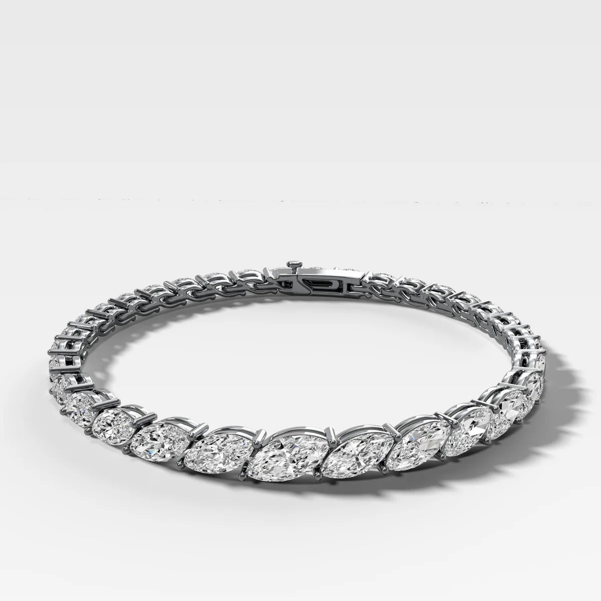 Graduated Marquise Tennis Bracelet