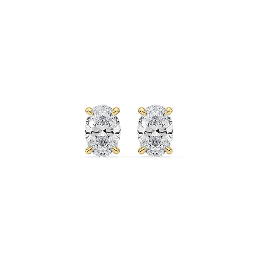 The Allure Oval Diamond Studs
