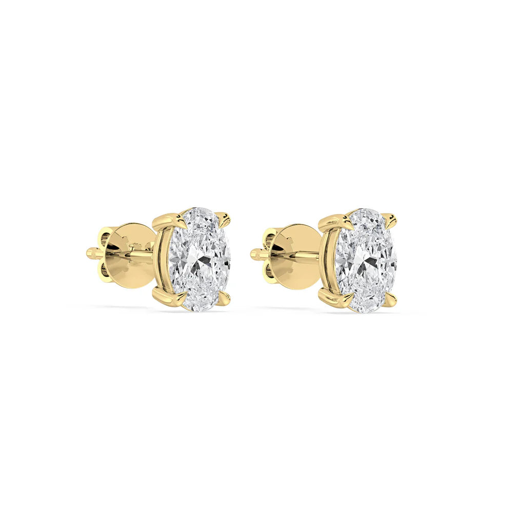 The Allure Oval Diamond Studs