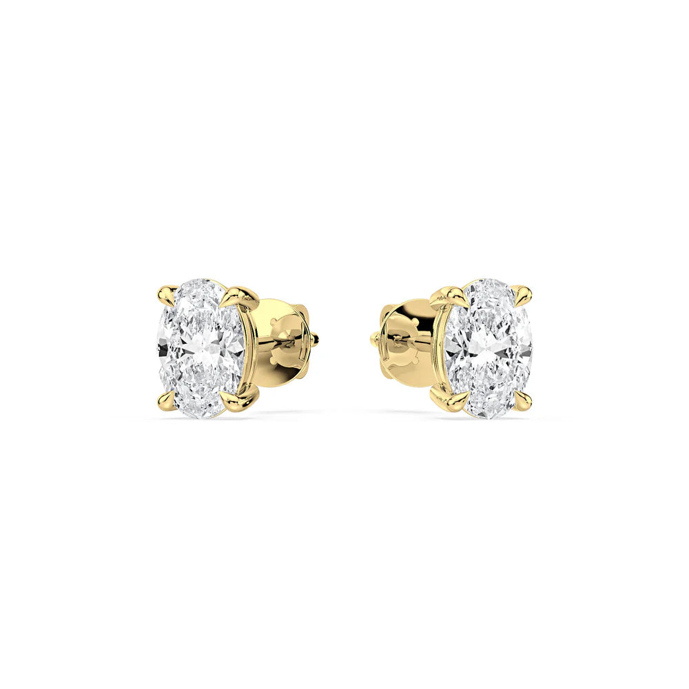 The Allure Oval Diamond Studs