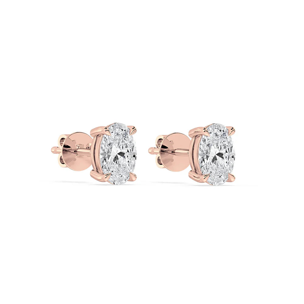 The Allure Oval Diamond Studs