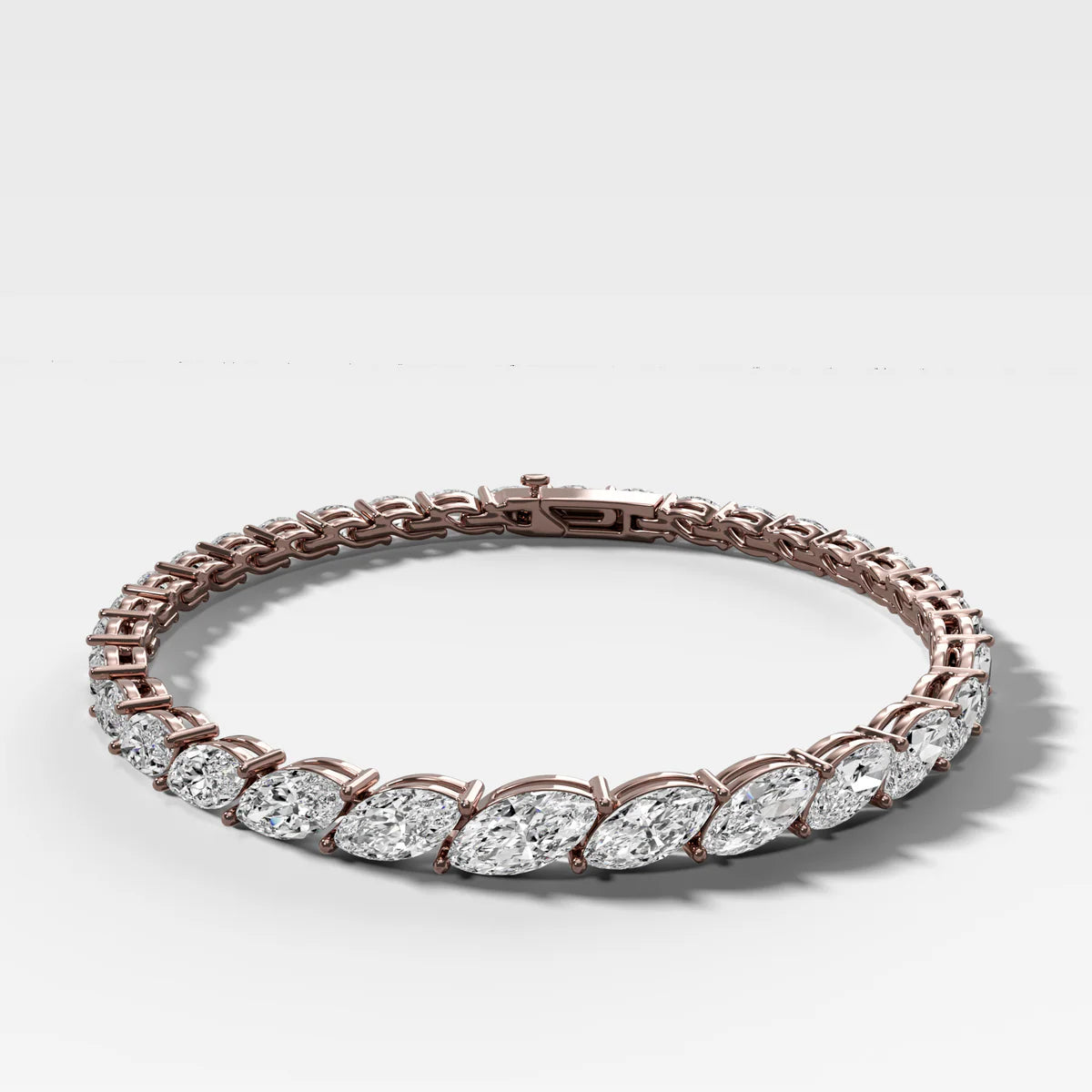 Graduated Marquise Tennis Bracelet