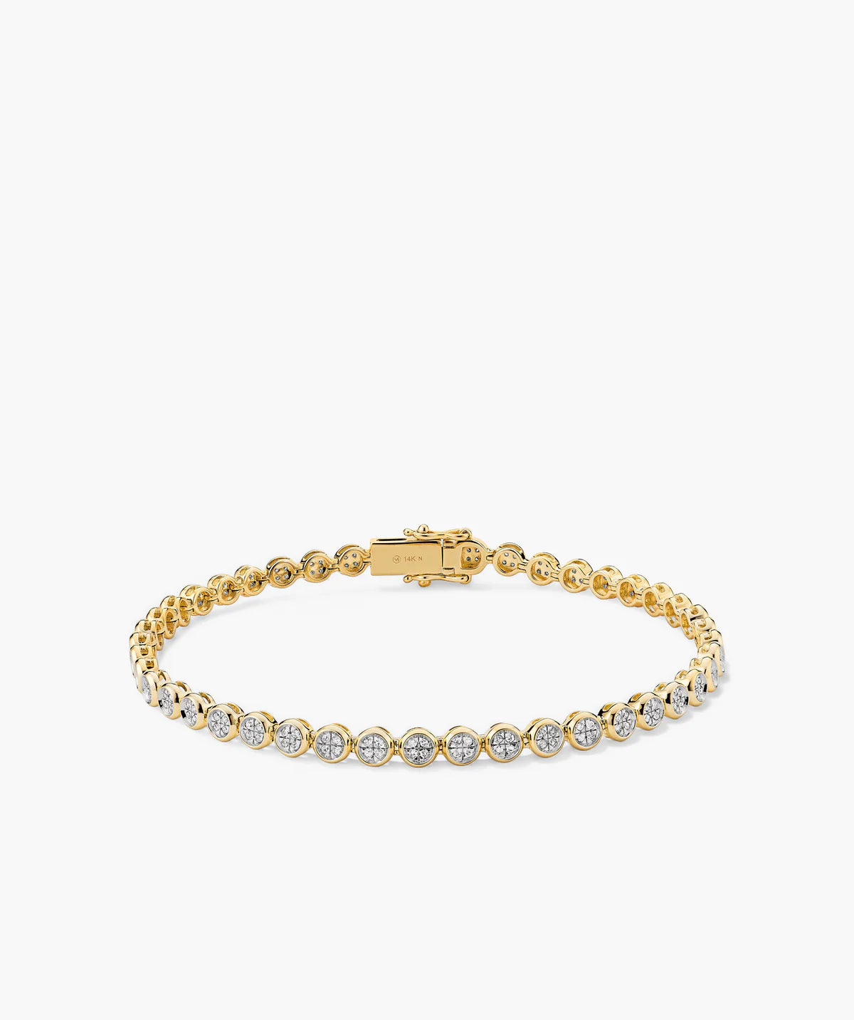 Micro-pave Diamond Riveria Bracelet