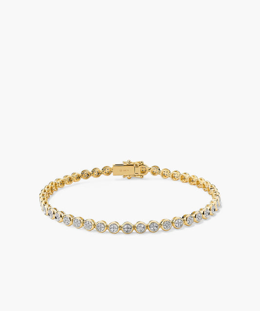 Micro-pave Diamond Riveria Bracelet