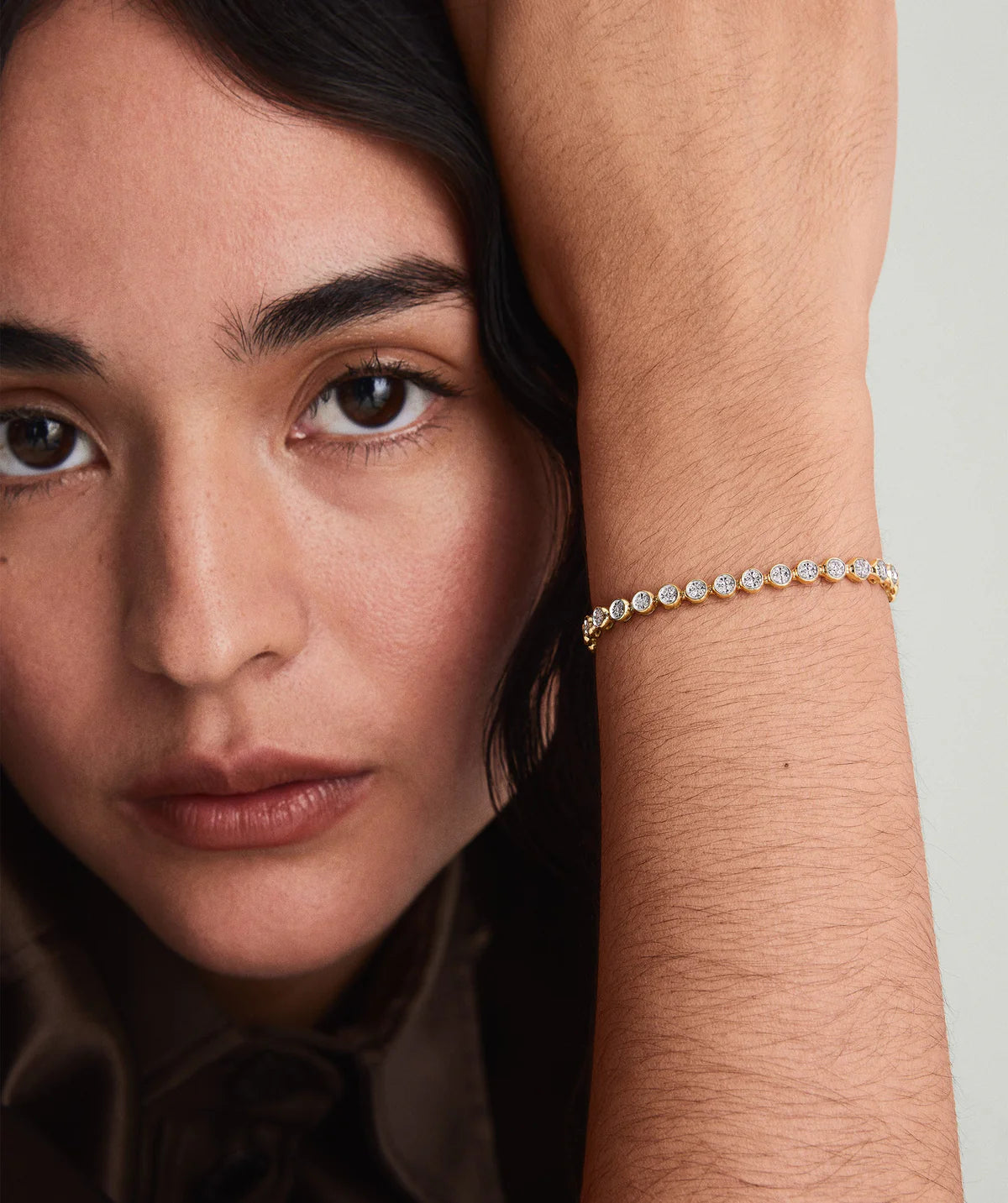 Micro-pave Diamond Riveria Bracelet