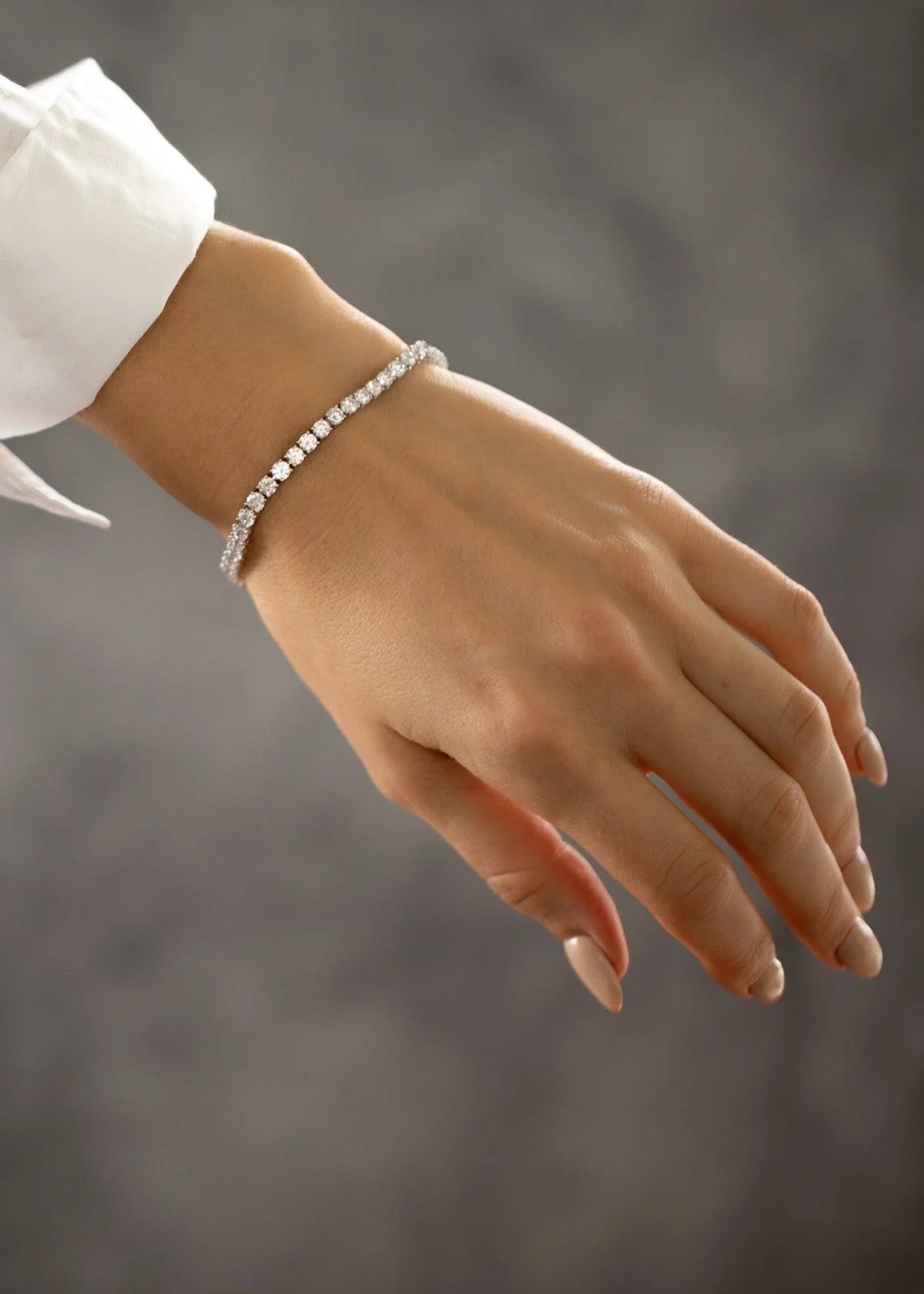 Lab Grown Diamond Tennis Bracelet