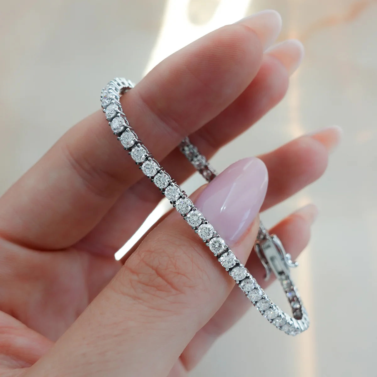Lab Grown Diamond Tennis Bracelet
